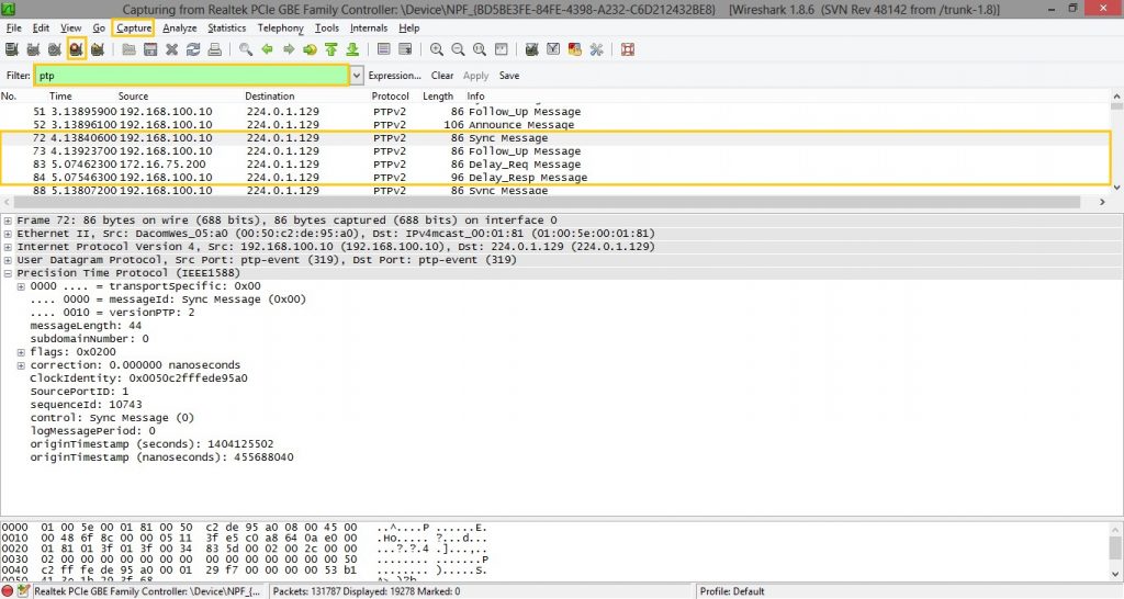 Hands-on tutorial on PTPv2